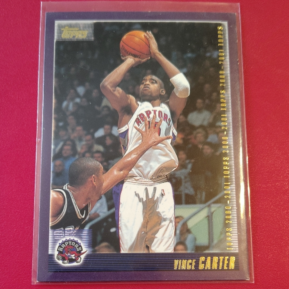 Vince Carter 2000-01 Topps #50 Toronto Raptors Basketball Card
